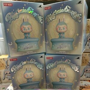 Pop Mart The Monsters Labubu Snow Globe- Happiness